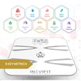 thumbnail image 3 of INEVIFIT BODY-ANALYZER SCALE, Highly Accurate Digital Bathroom Body Composition Analyzer, Measures Weight, Body Fat, Water, Muscle, BMI, Visceral Fat & Bone Mass for 10 Users. 5-Year Warranty - White, 3 of 8