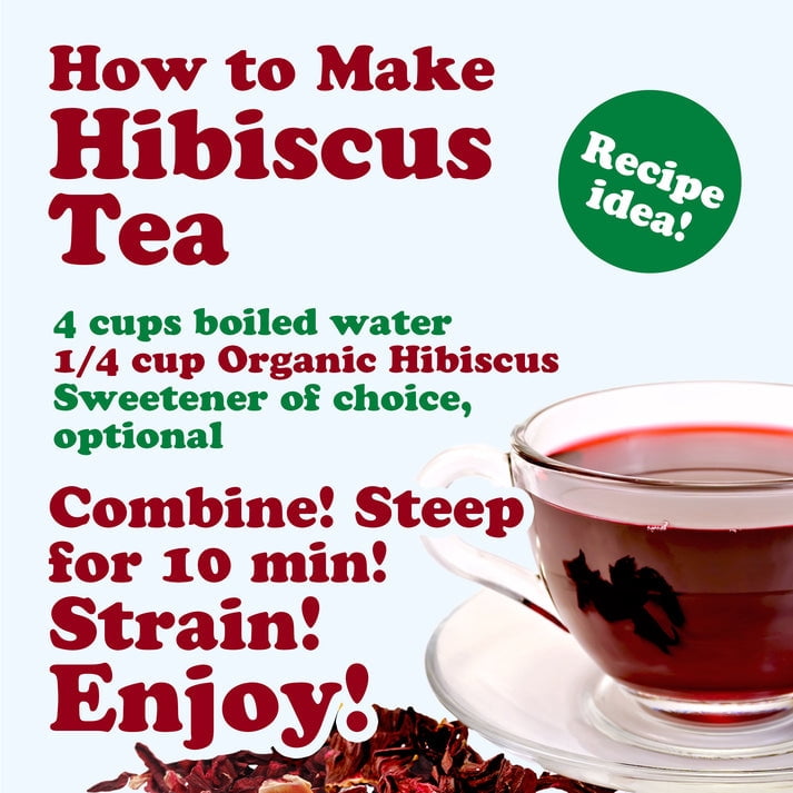 Organic Hibiscus Flowers, 2 Pounds – Plant-Based, Vegan, Kosher, Bulk – by Food to Live