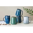 thumbnail image 6 of ThrottleT-21 oz Large Ceramic Coffee mugs, Extra Large Tea and Coffee Cups, Large Handle Design, Big Coffee Mug for Office and Home, Microwave and Diahwasher Safe. (21 oz star blue), 6 of 10