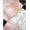 Pink White Black Gold, Pattern 1, variant on Design&I 8'x10' Washable Area Rug Extra Large Skid-Resistant Low Profile Pink Blush Marble Design Abstract Cracked Stone with Veining for Living Room, Family