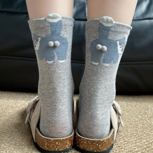 Chaussettes Mignonnes en Tricot pour Noël Chaussettes Crochetées à la Main Hiver Chaudes Plusieurs Styles Chaussettes pour Cadeaux de Noël pour Nous