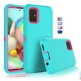 thumbnail image 1 of Galaxy A51 4G Cases, Sturdy Phone Case for Samsung Galaxy A51 4G 6.5", Tekcoo Full-Body Shockproof Protection Heavy Duty Armor Hard Plastic & Shock Absorption Rubber Rugged Bumper 3-in-1 Case Cover, 1 of 7