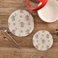 thumbnail image 2 of FREEAMG Elephant Round Trivets Pot Holders 2 Pcs, Heat Resistant Cotton Thread Weave Trivets for Hot Dishes, Cooking, Baking, Farmhouse, Kitchen Decor, 2 of 7
