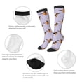 thumbnail image 3 of Rateoe German Shepherd Dog Pattern Women’s Knee High Crew Socks,Trouser Socks Comfortable, Breathable, Moisture-Wicking and Soft, 3 of 6