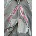 thumbnail image 4 of Sudadera gótica con cremallera y capucha Y2k Plus de terciopelo Harajuku Hip Hop con estampado de gran tamaño, sudaderas con capucha para hombres y mujeres, ropa de calle, 4 of 4