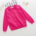thumbnail image 4 of WIBACKER Baby Girls Boys Cardigan Long Sleeve Uniforms Knit Sweater Outerwear for Toddler Kids 1-6T, 4 of 7