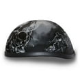 thumbnail image 2 of DAYTONA Novelty Skull Cap 1/2 Half Motorcycle Helmet 35 Styles NON DOT XS-XXL, 2 of 6