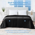 thumbnail image 2 of Black Waffle Queen(90"x90") Waffle Weave Comforter, 2 of 7