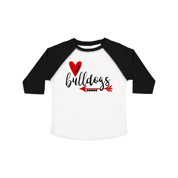 Inktastic Bulldogs with Heart and Arrow Boys or Girls Toddler T-Shirt