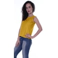 thumbnail image 3 of Moomaya Womens Solid Sleeveless Top Schiffli Blouse Summer Casual Tunic Tops, 3 of 7