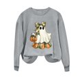 thumbnail image 6 of qelini Halloween Pullover Sweatshirt for Women Plus Size Pumpkin Graphic Tees Sweatershirts Long Sleeve Crew Neck Outfit Holiday, 6 of 6