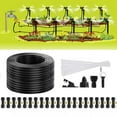 thumbnail image 2 of 98ft Outdoor Patio Water Mister Nozzle Misting Cooling System Fan Cooler, 2 of 9