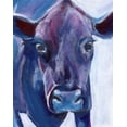 thumbnail image 2 of Seay, Anne 20x24 White Modern Wood Framed Museum Art Print Titled - Purple Cow, 2 of 4