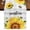 Brown Yellow, variant on Sunflowers Bees 36 Inch Table Runner, Grey Check Sunshine Watercolor Floral Farmhouse Dresser Scarf Cotton & Linen Tablerunner for Dining/Kitchen Island/Holiday Party Décor Small 13" x 36"