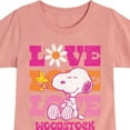 thumbnail image 3 of Peanuts - Love Woodstock - Toddler & Youth Girls Short Sleeve Graphic T-Shirt, 3 of 7