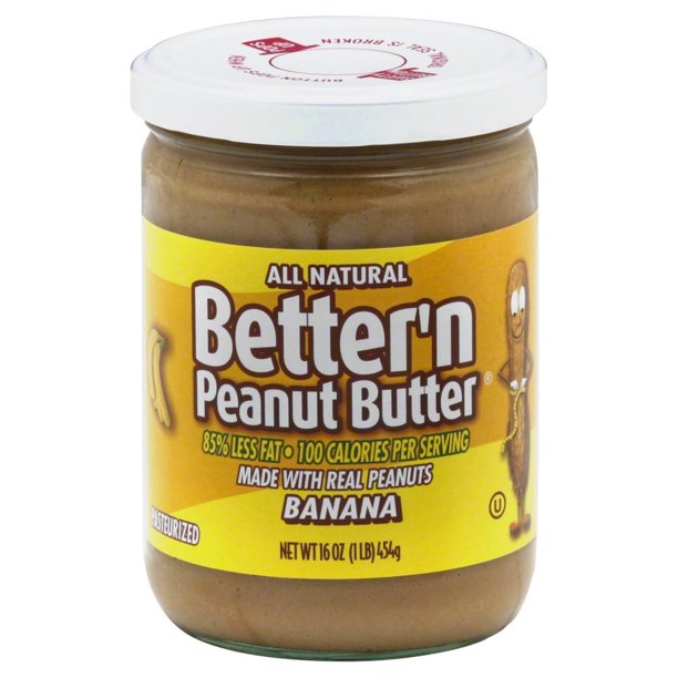 Better'n Peanut Butter Natural Banana Spread, 16 Oz