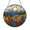 Acrylic 3.5 Inch, variant on Stained Glass Lupine Suncatcher Window Hanging, Mountain Alpine Meadow Landscape, Nature Decor