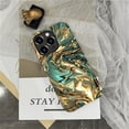 thumbnail image 5 of FKBRCL4U Compatible with iPhone 14 Pro Max Case, Abstract Gold Teal Fluid Art Pattern for Girl Full Body Design Soft Silicone Drop Shock Scratch Protection for iPhone 14 Pro Max, 5 of 7