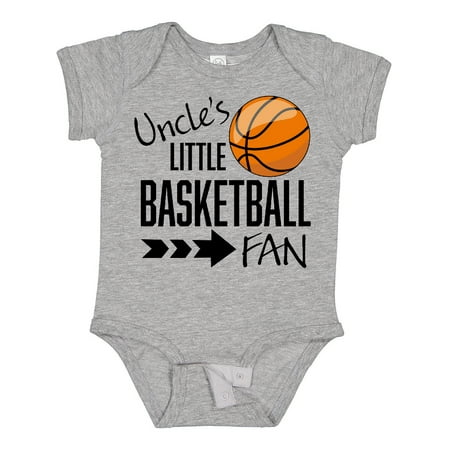

Inktastic Uncle s Little Basketball Fan Gift Baby Boy or Baby Girl Bodysuit