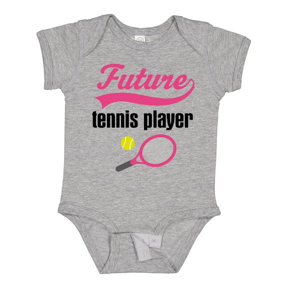 Inktastic Future Tennis Player Baby Girl Girls Baby Bodysuit