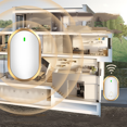 thumbnail image 2 of Wireless Doorbells, Waterproof Chime Kit with 1 Plug-in Receiver, 2 of 4