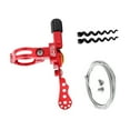 thumbnail image 4 of DYNWAVECA Dropper Post Lever Adjustable Control Remote Accessory Mechanical Seatpost Remote Lever Shifter with Cable for Riding red 2.4cm, 4 of 10