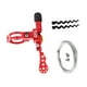 thumbnail image 3 of Tija de sillín - Palanca - Control remoto ajustable - Accesorios mecánicos para bicicletas rojo 24 cm, 3 of 9