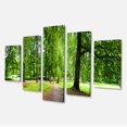 thumbnail image 2 of Park in Autumn Panorama - Landscape Canvas Art Print, 2 of 3