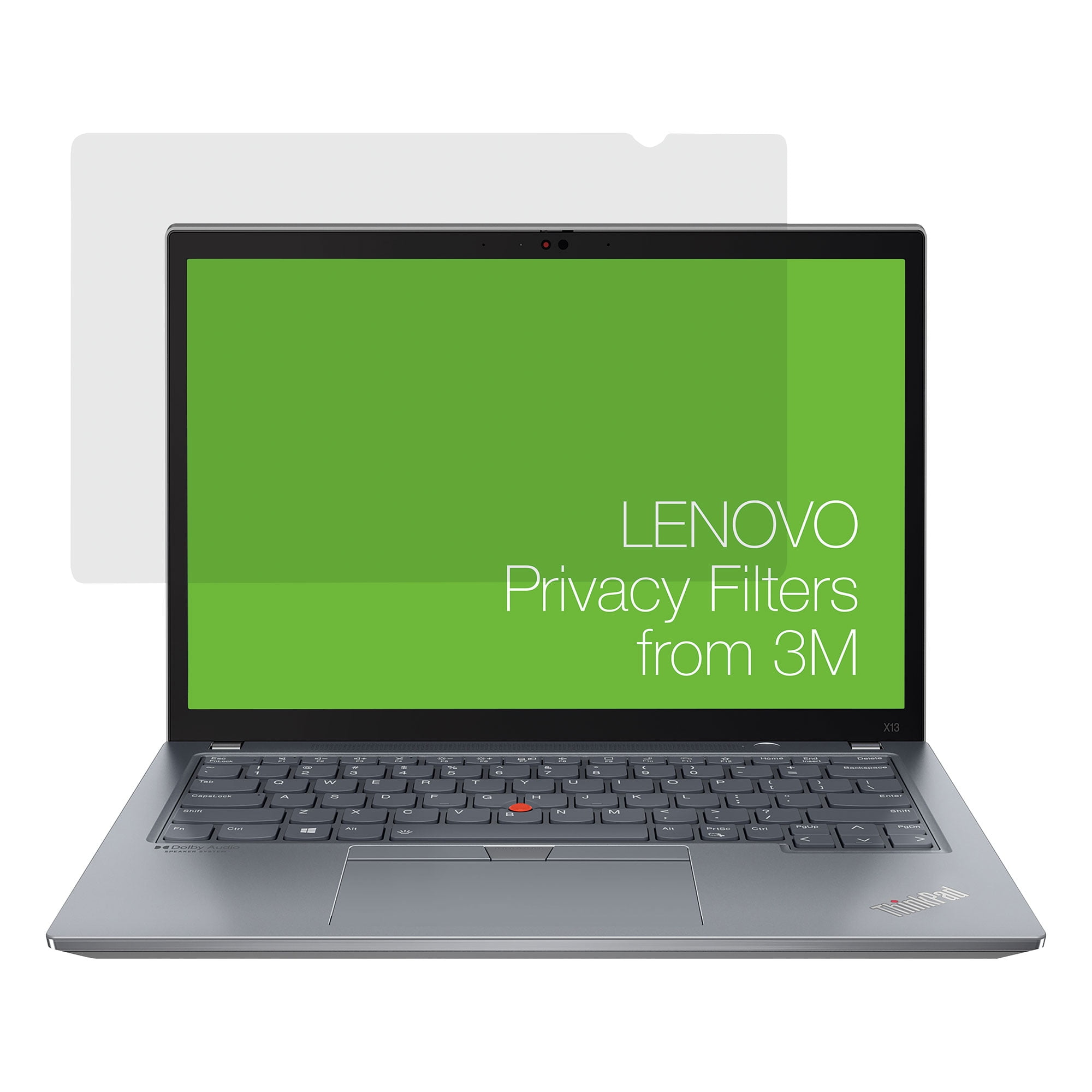 Lenovo 13.3 inch 1610 Privacy Filter for X13 Gen2 with COMPLY
