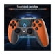 thumbnail image 3 of Control Inalámbrico Mando Compatible Con Para Play Station 4 naranja negro, 3 of 5