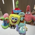 thumbnail image 2 of 22-40Cm 100% genuino Bob Esponja Patrick Star Kawaii Animal de dibujos animados juguete de peluche muñeco de peluche de dibujos animados juguetes suaves para niños regalo de cumpleaños, 2 of 5
