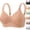 24# Gray, variant on Women's Floral Lace Underwire Support Bra, Leaf Pattern Full Coverage Adjustable Wide Strap Everyday Push Up Bra Silver 42