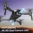 thumbnail image 4 of Seitruly Control remoto Cámara 4 canales recargable plegable 2.4Ghz 4K WiFi LED Light Metal Aircraft Toy Accesorios para aéreos Una cámara 4K, 4 of 6