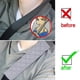 thumbnail image 5 of Almohadillas para cinturón de seguridad de coche, funda para cinturón de seguridad de hombro, almohadilla para cinturón de seguridad para adultos y niños, 5 of 8