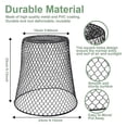 thumbnail image 2 of Black Mesh Light Weight Wastebasket (2) for School, Office, 2 of 4