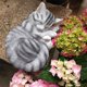 thumbnail image 5 of Gato Durmiente De Jardín, Adornos De Arte De Gato Lindo, Manualidades De Jardín Para Césped De Patio Vogacara HA041318-01, 5 of 6
