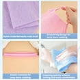 thumbnail image 6 of Homirary Exfoliating Elastic Bath Towel, Double-sided Exfoliating Bath Towel, Effectively Lathers and Locks in Lather, Removes Dirt Without Damaging Skin, 2pcs, 6 of 8