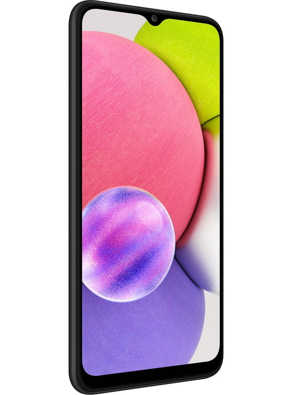 Boost Mobile Samsung A03, 32 GB, Black - Prepaid Smartphone