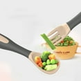 thumbnail image 6 of 2Pcs/Set Children Tableware Bendable Design Portable Utensils Toddler Feeding Auxiliary Spoon Fork for Toddler, 6 of 7