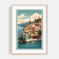 thumbnail image 2 of Vintage Portofino Illustrations: Charming Italian Riviera Art - Portofino Liguria Italy Illustration Unframed Wall Art Print 8 x 12 inches, 2 of 60