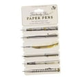 thumbnail image 2 of Pen Flat Pen Pen Pen Pen Pen Portable Versátil Versátil Pen bolígrafo de marcador para amantes de los libros Páginas de marcado de diario, 2 of 8