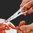 Hiroekza Kitchen Gadgets Easily Clip Off Crab Shells Alloy Crab Clamp ...