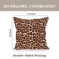 thumbnail image 4 of LALILO Throw Pillow Covers Giraffe Skin Animal Cushion Cover 18" x 18", 2 Pack, 4 of 6