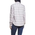 thumbnail image 2 of Weatherproof Vintage Womens Striped Flannel Button-Down Top, 2 of 2