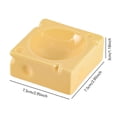 thumbnail image 2 of Ceramic Cheese Hamster Water Bottle Leak Proof Design for Hamsters and Gerbils with Easy Clean Habitat Hideout and Food Bowl 3PCS, 2 of 3