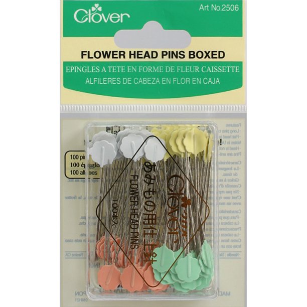 Flower Head Pins, Size 32, 100pk