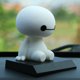 thumbnail image 3 of Gran coche blanco decoración gran coche blanco decoración gran coche blanco muñeca sacudiendo cabeza muñeca con base soporte para teléfono móvil blanco Zefei Wu 9024735106814, 3 of 3