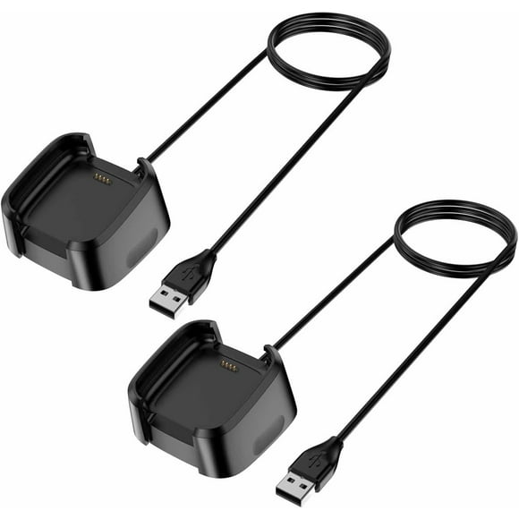 MYKOMI Charger for Fitbit Versa 2 ONLY, 3.3Ft Fast Charging Replacement USB Charging Cable Dock Stand for Fitbit Versa 2 Smartwatch (NOT for Versa 1 / Versa Lite)