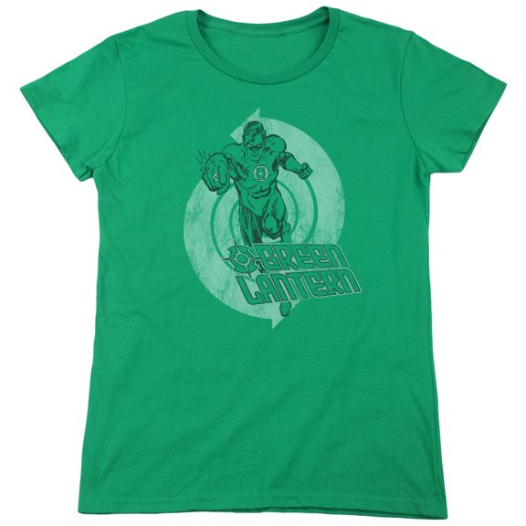Green Lantern Power S/S Women's T-Shirt Kelly Green