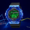 thumbnail image 3 of Men's Digital Sports Watch, Military Waterproof Watches LED Screen Large Face Stopwatch Alarm Wristwatch, 3 of 16